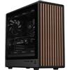 ITEK Case itek WOODY W2B micro ATX Nero/Legno