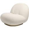 Gubi - Poltrona imbottita Pacha - Bianco - Tessuto bouclé - Designer Pierre Paulin
