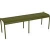 Fermob - Panchina Luxembourg - Verde - Alluminio - Designer Frédéric Sofia
