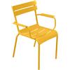 Fermob - Poltrona impilabile Luxembourg - Giallo - Alluminio laccato - Designer Frédéric Sofia