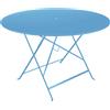Fermob - Tavolo rotondo Bistro - Blu - Acciaio laccato - Designer Studio Fermob