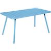 Fermob - Tavolo rettangolare Luxembourg - Blu - Alluminio laccato - Designer Frédéric Sofia