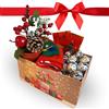 NARAMAKI® Baci Perugina Regalo Natale 2024 Cofanetto + 300Gr Cioccolatini Perugina + Calza Natalizia +Biglietto Auguri + Piantina Bacca Artificiale (COFANETTO + CALZA)