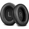SOULWIT Cuscinetti auricolari in pelle d'agnello di ricambio per Sennheiser Momentum 3, con cancellazione del rumore e cuscini morbidi di schiuma di memoria per un migliore isolamento acustico.