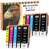 LOSMANN D&C 10 cartucce compatibili per Epson 33 33XL per Epson Expression Premium XP-530 XP-540 XP-630 XP-635 XP-640 XP-645 XP-830 XP-900 XP-7100 (3 nero 1 nero fotografico 2 ciano 2 magenta 2 giallo)