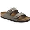 NATURAL LOOK Birkenstock Arizona Stone in materiale Birko-Flor Nubuck unisex 38