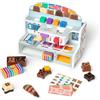 Melissa & Doug Set per Giochi di Finzione Fabbrica di Cioccolato in Legno, Produzione di Caramelle Giocattolo per Bambini e Bambine - Certificati FSC