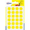 AVERY Blister 168 etichetta adesiva tonda PSA giallo Ø15mm Avery PSA15J