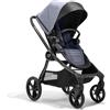 Baby Jogger City Sights - Passeggino compatto con seduta reversibile, chiusura rapida one-hand, sospensioni su tutte le ruote, cappottina UV50+, colore Commuter, portata fino a 22 kg
