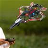 1 Aeroplano Telecomandato Giocattolo con Ali Fisse Jet RC per Acrobazie LED