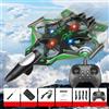 1 Aeroplano Telecomandato Giocattolo con Ali Fisse Jet RC per Acrobazie LED