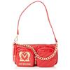 Love Moschino, BORSA A SPALLA Donna, Rosso, Taglia unica