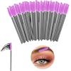 AIBAOBAO 100PCS Pennello per Ciglia Monouso, Bacchette per mascara, Scovolino Ciglia, Spazzole usa e getta, Applicatore Mascara per L'estensione Delle Ciglia, Kit di strumenti per trucco cosmetico