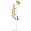 SONGMICS Attaccapanni da Terra a Forma di Cactus, Appendiabiti, 8 Ganci Curvi verso l'Alto, Altezza 175,3 cm, per Abiti Cappelli Borse, Bianco Nuvola RCR039WC01