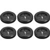 QUARKZMAN 6pz Passacavo 5/8(16mm) ID 13/16(20mm) Guarnizione per Cavi Passacavo in Gomma Gommini Passacavo Elettrico per Firewall Guarnizione per Cablaggio Elettrico, Nero