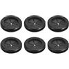 QUARKZMAN 6pz Passacavo 13/16(21mm) ID 1(25mm) Guarnizione per Cavi Passacavo in Gomma Gommini Passacavo Elettrico per Firewall Guarnizione per Cablaggio Elettrico, Nero