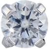 Mast Industria Italiana Medical Jewels Tiffany Cubico 3mm Cristallo