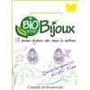 Bioetic Orecchino Goccia 8mm Smoky Mau
