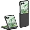 Custodia Motorola Razr 60 Con Cavalletto Regolabile E Protezione Schermo - Cover Sottile Antiurto In PC Duro - Colore Nero - 2