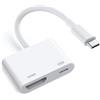 Wahbite Adattatore da USB-C a HDMI 4K a 60Hz per iPhone 15 16 MacBook Pro Air iPad Pro, USB 3.1 Tipo C Digital AV HDMI 2.0 Cavo compatibile con Samsung Galaxy S25/S24/S23/S22, Pixelbook, XPS e altro ancora