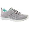Skechers Sport Virtue Fashion Sneaker Donna, Grigio, 40 EU