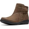 Clarks Stivaletti da donna stile Carleigh, Nabuk fungo, 39.5 EU