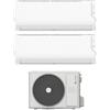 Clivet Condizionatore Dual Split Clivet Cristallo2 12+12 con MU2-Y 53M R-32 Wi-Fi Integrato