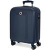 MOVOM Riga, Trolley Rigido Cabina 55m Unisex Adulto, Marina Militare, 40x55x20 cms