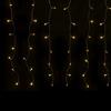 Christmas Decoration Tenda Luminosa Flash 91 LED 4×1 m Prolungabile - Bianco Caldo
