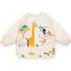 Miniland Soft Baby Bavaglino Asilo con Manica Lunga e Tasca Frontale - Jungle
