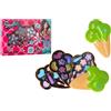Globo Cofanetto Trucchi Gelato/Lollipop con 3 Livelli