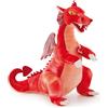 Trudi Peluches Fantasy e Preistorici Drago Rosso M da 18 cm