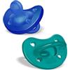 Chicco PhysioForma Soft Ciuccio in Silicone, 16-36m, Morbido, Anatomico e Igienico - Confezione Doppia - Blu