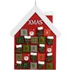 Christmas Decoration Appendino Casetta Calendario dell'Avvento