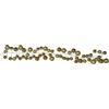 Christmas Decoration Ghirlanda Natalizia con 55 Palline Oro 180 cm