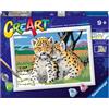 Ravensburger CreArt Serie D Classic - Cuccioli di Leopardo