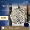 Christmas Decoration Sfera Luminosa Micro LED Ø14 cm Trasparente