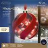 Christmas Decoration Sfera Luminosa Micro LED Ø20 cm Rossa