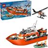 LEGO® City Motoscafo di soccorso ed elicottero della Guardia Costiera 60504