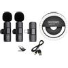 Bontempi Doppio Microfono Lavalier Wireless con Anello LED