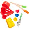 Brandani Set Pasticceria per Bambini Brandani Kid 12 Pezzi in Silicone e Plastica