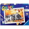 Ravensburger CreArt Serie E Classic - Gattini in Autunno