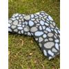 VetBedding Vet bed ProFleece bedding Ciotoli Blue Elettrico & Sfondo Carbone - 100x75cm