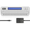 BONAI Caricabatterie Professionale 18 Slot per Pile AA AAA Ni-MH e 9V, Carica Batterie con Ampio Schermo LCD, Ingresso DC 12V/2A e Riconoscimento Automatico 9V Litio/Ni-MH
