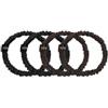 Dore & Rose Scrunchie 1 cm Set Black & Brown Elastico per capelli 4 pz.