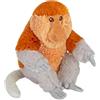 Wild Republic Cuddlekins Eco Mini Scimmia Nasica, Peluche, 20 cm, Giocattolo di Peluche, Riempimento da Bottiglie d'Acqua Riciclate