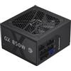 GAMEMAX GX 850GF Alimentatore PC 850W completamente modulare ATX 3.0 con cavo 12V-2x6 e supporto PCIe 5.0, 80 Plus Gold, All-Solid capacitors, ventola FDB da 120 mm, cavo in rame goffrato, cavo piatto