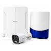 HikVision KIT HikVision Centrale Ibrida, Sirena Autoalimentata e Telecamera Wi-Fi