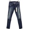 Diesel Grupee Denim Sweat Pants Jogg 0601L Jeans Donna W25 Baffi Sbiadito Blu