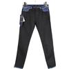 Armani Jeans J06 Skinny Fit Jeans Donna W25 Rivestito Zip Fly Nero